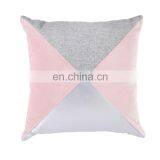 Patchwork Soft Geometric Print Decorative Square Throw Pillow Cushion Cover for Sofa thumbnail-3