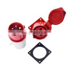 AC 380-415V 16A Industrial Socket Plug 3Pin 4Pin 5Pin Waterproof Male Famale Connector Electrical Sockets