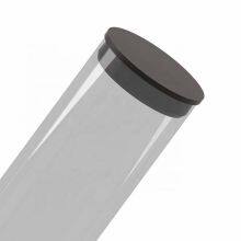 Черные круглые пластиковые пробки из полимера для экструдированных тонких прозрачных пластиковых акриловых труб PRP thumbnail-5