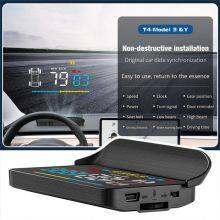 5 Inch HUD 3D Reflection Heads Up Obd Hud Display Speedometer Compatible With Tesl-a Model 3 Model Y Smart Gauge thumbnail-4
