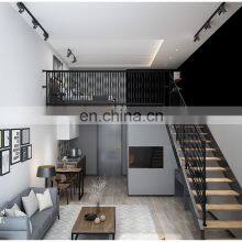 Staircase Balcony Handrails Duplex Luxury Guardrail Nordic Villa Fence Corridor Rails thumbnail-4