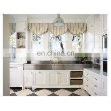 Modern Latest Design Black and White Farmhouse Shaker Best Wood Custom Kitchen Cabinet for Sale thumbnail-5