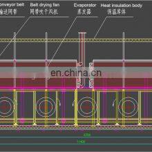 Automatic Foods Fluidized Bed Freezer Machine IQF Fluidized Bed Tunnel Freezing Machinery Good Price for Sale thumbnail-3