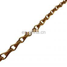 0.8 mm Decorative Door Curtain Aluminum Metal Chain Fly Link