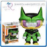 Mini Qute Funko Pop Anime Dragon Ball Perfect Cell Goku Super Hero Action Figures Cartoon Models Educational Toy NO.FP 13