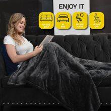 Custom Electric Blanket Heated Portable 220V Electric Heat Throw Blankets thumbnail-3