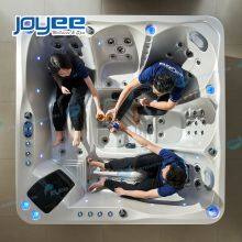 JOYEE Holiday Party Winter 5 Persons Best Acrylic Big Size Garden Hydro Whirlpool Outdoor Spa Hot Tub With Good Factory Price thumbnail-4