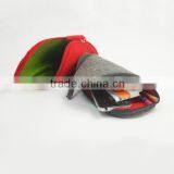 Felt Power Cord Coin Bag Case Sleeve Laptop Charger Bag Accessory Bag Mouse Bag thumbnail-2