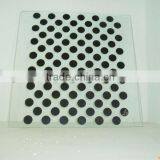 Led cover glass/Beautiful silk screen panel glass for LED