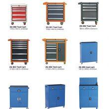 ZG-051 Industrial Steel Tool Cabinet on Wheels With Adjustable Shelves| Convenient, Multi-Functional Tool Storage for Garage thumbnail-3