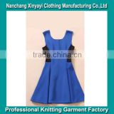 2015 OEM Women's dresses Color matching vest dress evening dress made in China