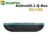 Internet tv Box Android 5.1 OS Amlogic S905 tv Box Koid XBMC Load Update Online Free Web TV Receiver Q BOX Set Top Box thumbnail-4