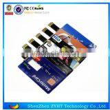 Customized Credit/business Card 1gb 2gb 4gb 8gb Usb Stick