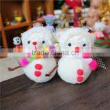 Plush Toy Bear Wearing Christmas Clothes/Standing High 12cm Soft Toy Bear in Snowman Dress/Stuffed Toy Bear in Christmas Clothes thumbnail-3