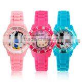 2015 Custom Cute Cartoon Silicone Wrist Watches Silicone Band Watch Quality Choice thumbnail-2
