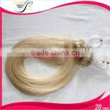 Cheap Price White Color Remy Brazilian Micro Links Hair Extensions thumbnail-1