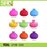 Rainbow candy color silicone coin purse