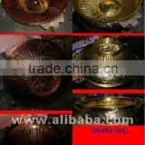 Brass Decorative Embossed Urli Pot thumbnail-1