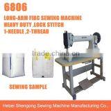 SHENPENG FGB6806 long arm flat bed free-form lockstitch big bag sewing machine