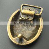 Belt Buckle Blank in Antique Brass thumbnail-6