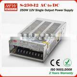 Hotsell ac dc 250w 12v 20a Power Supply With CE ROHS ISO9001certificate