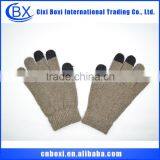 2014 Best Sale Christmas Gift Custom Acrylic Glove,knitted Finger Touch Screen Gloves thumbnail-2