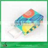 Sinicline Fashion Design Handmade Recyle Colorful Gift Kraft Bag