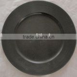 Charger plastic plate