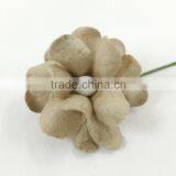 Soft Brown, Taupe Small Handmade Mulberry Paper Flower, Wedding Party, Scrap-booking Crafts, Wholesale thumbnail-2