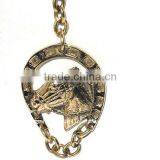 BRASS HORSE KEY CHAIN thumbnail-1