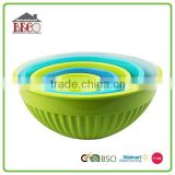 Durable colorful cheap melamine mixing bowl with handle