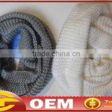 New arrival fashionable knited loop scarf OEM