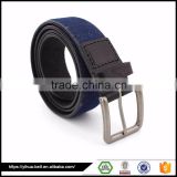 fashion cheap casual Navy blue canvas belt