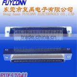 57 Series Centronics 64 Pin Right Angle Type Female Socket 32 Pairs Connector PCB Mounting