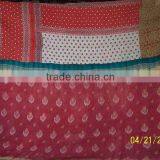 HANDMADE VINTAGE KANTHA WORK RUGS thumbnail-1