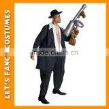 Mens White Disco Suit Costume PGMC1018 thumbnail-2