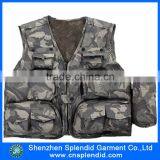 2015 New Design 100% Cotton Fly Fishing Vest