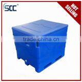 600Ltr PE Storage Tanks, Plastic Roto Fish Tanks, PU Insulation Fish Tanks thumbnail-3