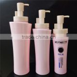 elegant pink plastic shampoo bottle, cosmetic plastic bottle, plastic bottle for cosmetic packaging