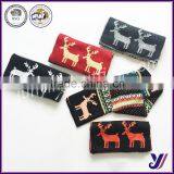 Multicolor Jacquard Wool Felt Winter Santa Elk Knitting Infinity Scarf Wholesale China (can be Customized) thumbnail-4