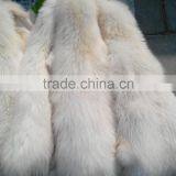 Genuine Animal Skin Raccoon Dog Fur / Real Natural Fur Skin / White Raccoon Skin thumbnail-3