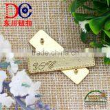 Gold Name Tag Branded Buttons for Garments Jeans Accessories thumbnail-2
