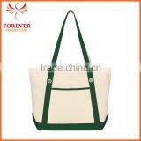 New Design Cheap Cotton 12 OZ. Custom Logo Canvas Shopper Tote Bag thumbnail-3