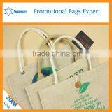 Daily Outdoor Tote Bag Custom Printed Jute Bag thumbnail-5