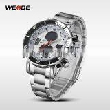 Weide Watches Stainless Steel Sport Quartz Analog Digital Display Famous Brand Watches Men thumbnail-5