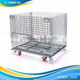 Box Wire Cage/wheel Metal Bin/pallet Cargo Trolley thumbnail-1