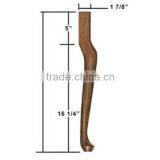 Wooden Queen Anne Legs for Furniture thumbnail-2
