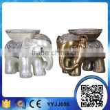factory price resin decoration elephant stool