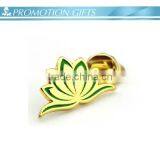 Promotion Items Beautiful Gold Lotus Flower Badge