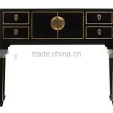 4 Drw Wooden Console Table